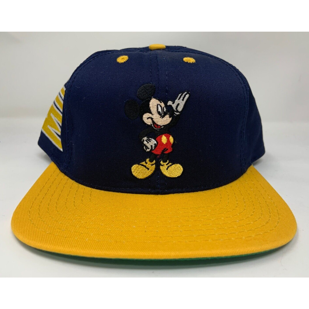 Vintage NWT Mickey Mouse "Mickey" Hat Cap Disney SnapBack Adjustable Adult